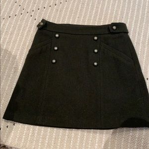 Army green skirt